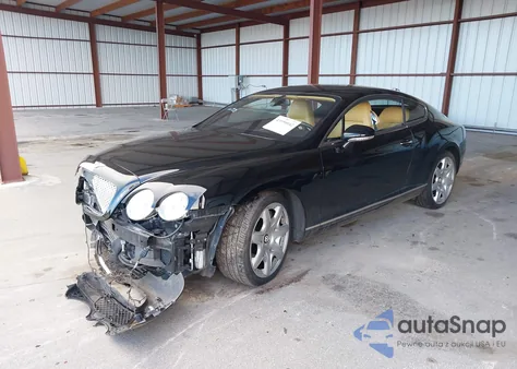 2005 Bentley Continental Gt from USA, damaged, VIN SCBCR63WX5C029598